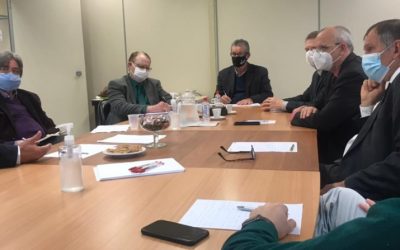 FEHOSUL se reúne com direção do IPE Saúde para tratar quitação de dívidas